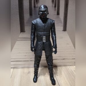 Black Action Figure with Red Accents